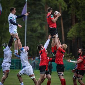 14 тур PARI Чемпионата России по регби.   ВВА-Подмосковье - Химик