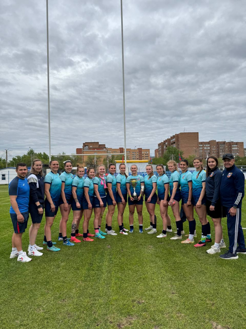 Женская команда &laquo;ВВА-Подмосковье&raquo;-победитель третьего тура Чемпионата России по регби-7!