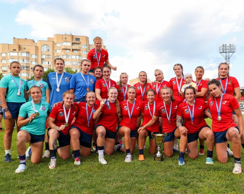 В Москве, на стадионе &laquo;Слава&raquo; состоялся чемпионат России по регби среди женских команд.