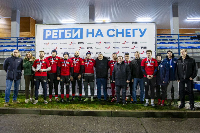 Мужская команда &laquo;ВВА-Подмосковье&raquo; - бронзовый призёр Кубка России по регби на снегу 2025!