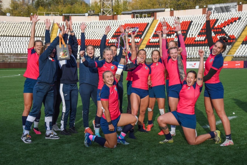 Женская команда &laquo;ВВА-Подмосковье&raquo; - победитель 8 тура Чемпионата России по регби-7!
