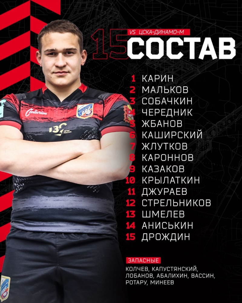 Состав молодёжной команды.